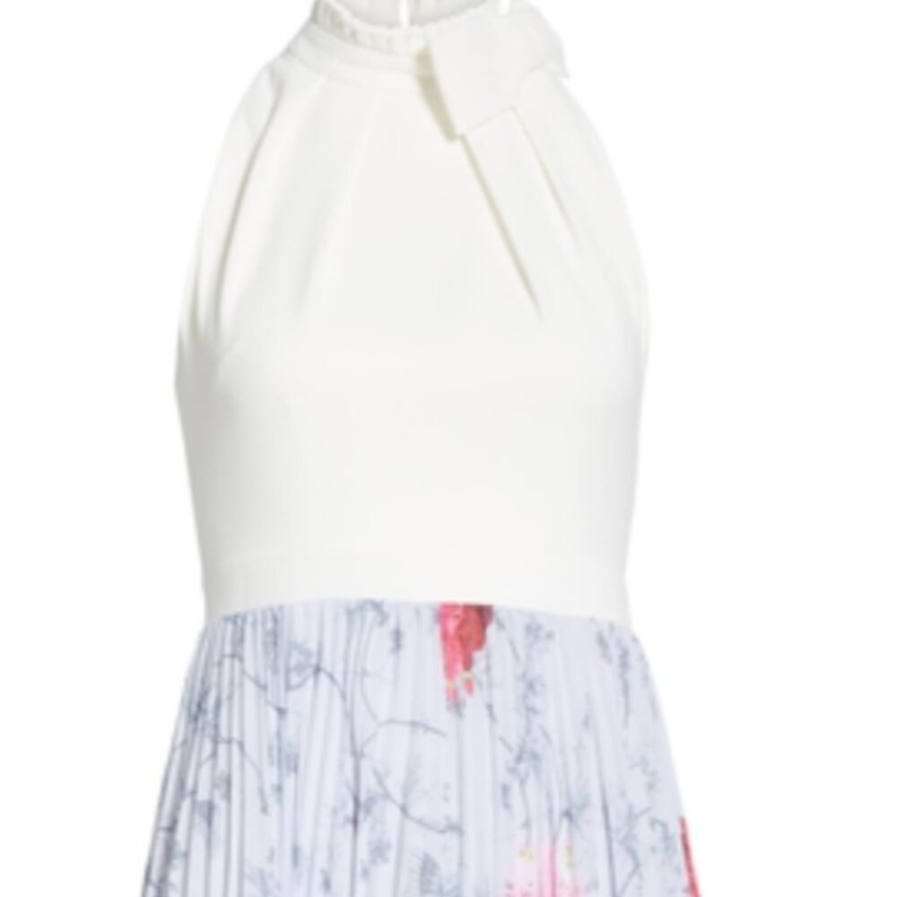 Ted Baker Cornala Babylon Pleated Skirt Dress